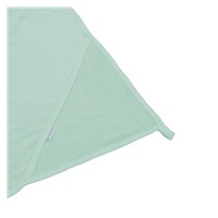 Baby terry towel with hood New Baby Comfortably 80x80 cm mint