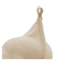 Baby terry towel with hood New Baby Comfortably 80x80 cm beige