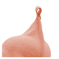 Baby terry towel with hood New Baby Comfortably 80x80 cm pink