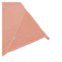 Baby terry towel with hood New Baby Comfortably 80x80 cm pink