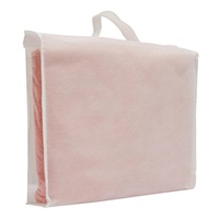 Baby terry towel with hood New Baby Comfortably 80x80 cm pink