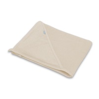 Baby terry towel with hood New Baby Comfortably 100x100 cm beige