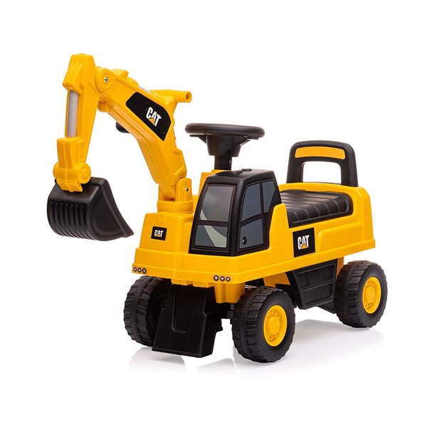 Baby bouncer excavator with sound CAT Excavator Milly Mally yellow