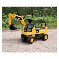 Baby bouncer excavator with sound CAT Excavator Milly Mally yellow