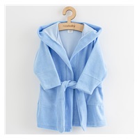 Baby terry bathrobe New Baby Comfortably blue, size 80/86