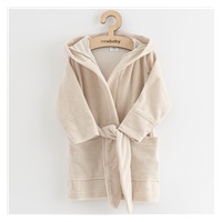 New Baby Comfortably beige Terry Bathrobe, size 80/86