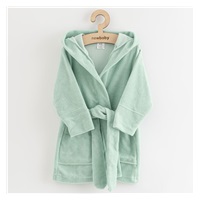 Baby terry bathrobe New Baby Comfortably mint, size 80/86