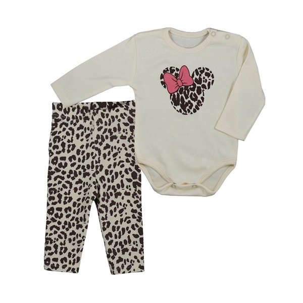 Baby leggings and body Koala Panther girl, size 62 (3-6m)