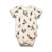 Baby Cotton Short Sleeve Body Nicol Bambi, size 74 (6-9m)