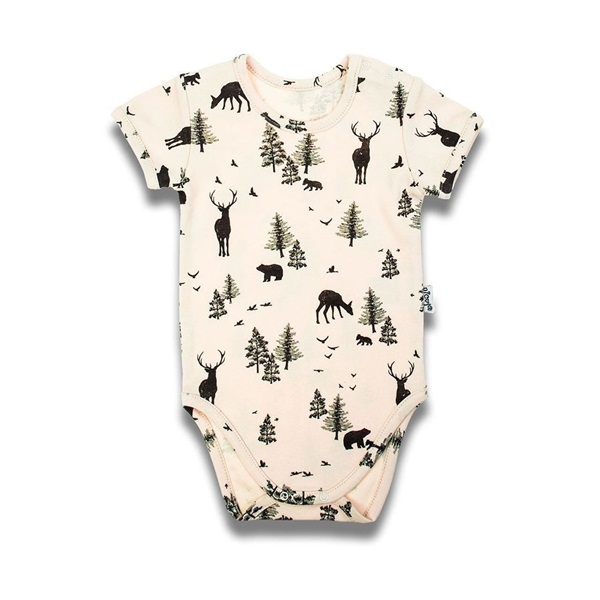 Baby Cotton Short Sleeve Body Nicol Bambi, size 74 (6-9m)