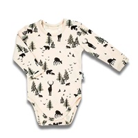 Baby body with long sleeves Nicol Bambi, size 68 (4-6m)