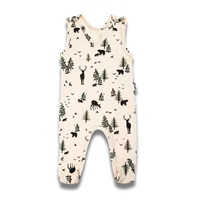 Baby cotton onesies Nicol Bambi, size 56 (0-3m)