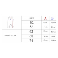 Baby cotton onesies Nicol Bambi, size 68 (4-6m)