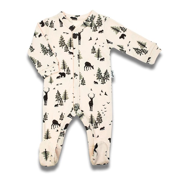 Baby cotton jumpsuit Nicol Bambi, size 56 (0-3m)