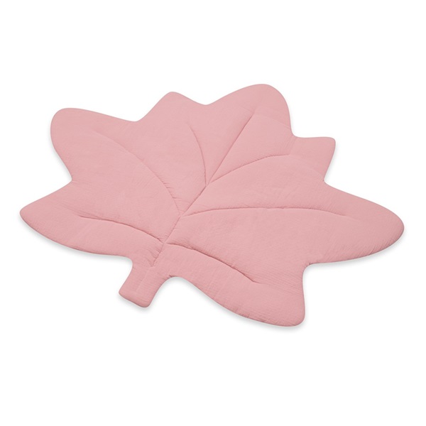 Mušelínová hrací deka New Baby Maple Leaf pink