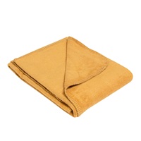 Baby cotton blanket New Baby 75x100 mustard