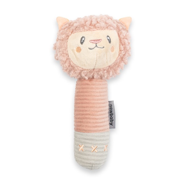 Plush Rattle with Squeaker New Baby Lama