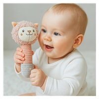 Plush Rattle with Squeaker New Baby Lama