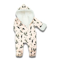 Winter infant jumpsuit Nicol Bambi, size 56 (0-3m)