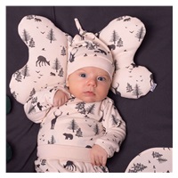 Baby bodysuit with long sleeves Nicol Bambi green, size 74 (6-9m)