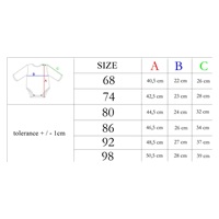 Baby bodysuit with long sleeves Nicol Bambi green, size 80 (9-12m)