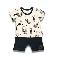 Baby summer cotton jumpsuit Nicol Bambi, size 74 (6-9m)