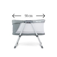 Milly Mally Jane Gray 2in1 cot/crib