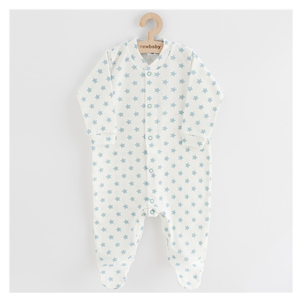 Baby Jumpsuit New Baby Classic II stars mint, size 56 (0-3m)