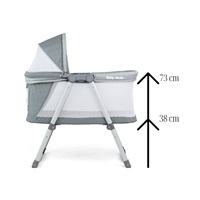 Milly Mally Jane Beige 2in1 cot/crib