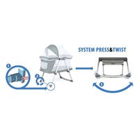 Milly Mally Jane Beige 2in1 cot/crib