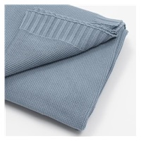 Bamboo knitted blanket New Baby 100x80 cm blue