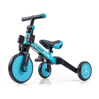 Milly Mally Optimus Plus 4in1 tricycle with guide bar blue