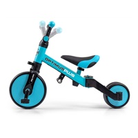 Milly Mally Optimus Plus 4in1 tricycle with guide bar blue