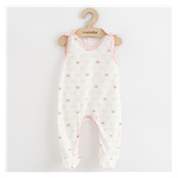 New Baby Classic II baby onesies teddy bear pink, size 62 (3-6m)