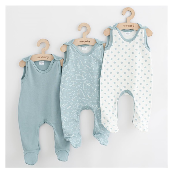 Baby onesies New Baby Classic II Uni 3pcs mint, size 50