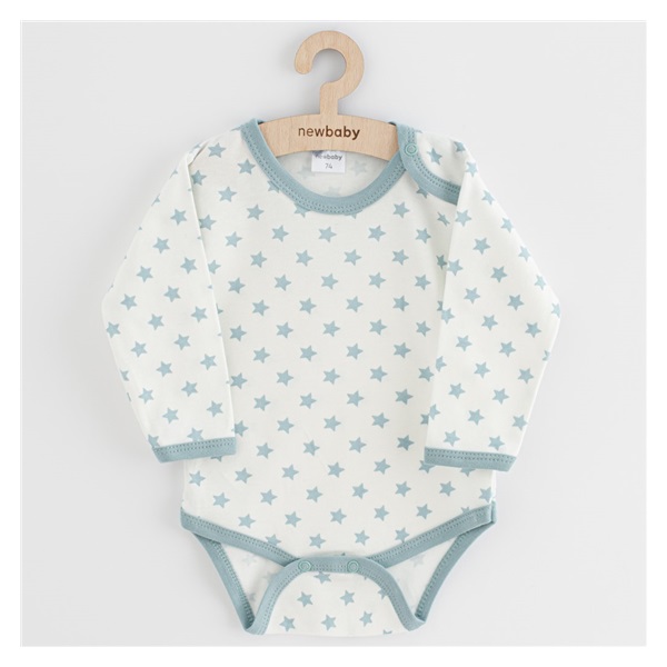 Baby body New Baby Classic II stars mint, size 74 (6-9m)