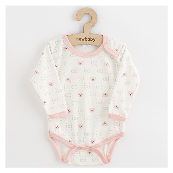 Baby body New Baby Classic II teddy bear pink, size 74 (6-9m)