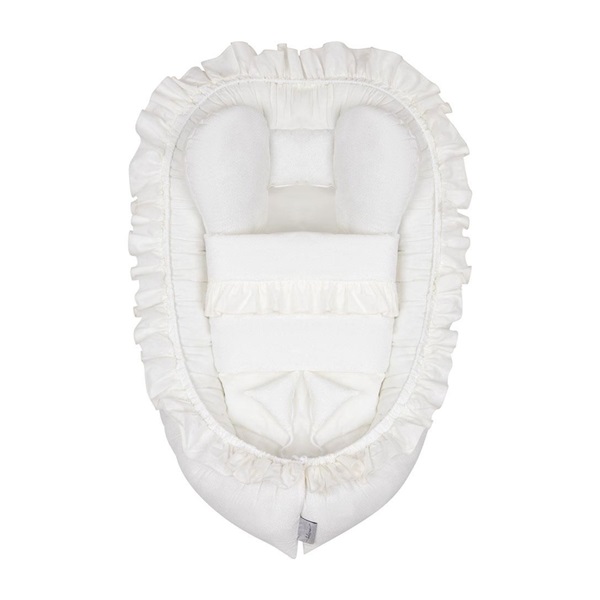 Belisima Jasmine ecru baby nest with duvet