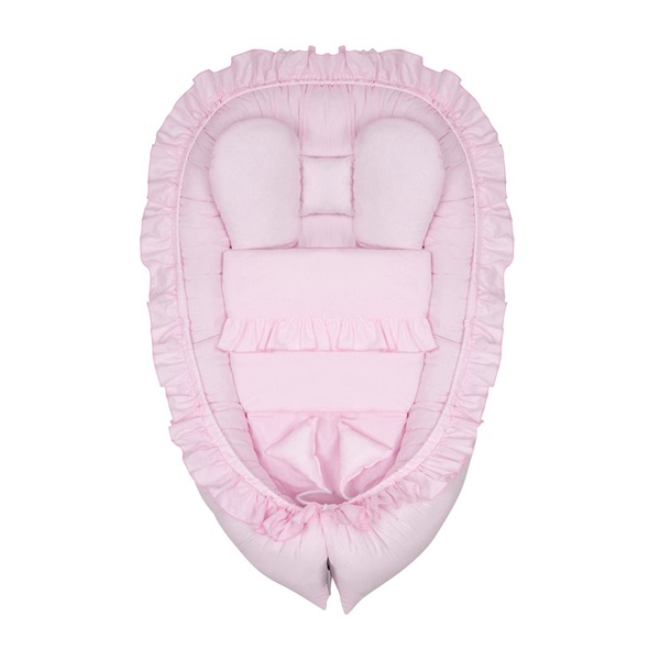 Belisima Jasmine pink baby nest with duvet