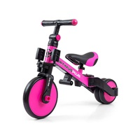 Milly Mally Optimus Plus 4in1 tricycle with guide bar pink