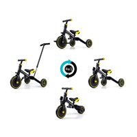 Milly Mally Optimus Plus 4in1 tricycle with guide bar black