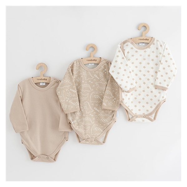 Baby full body New Baby Classic II Uni 3pcs beige, size 50