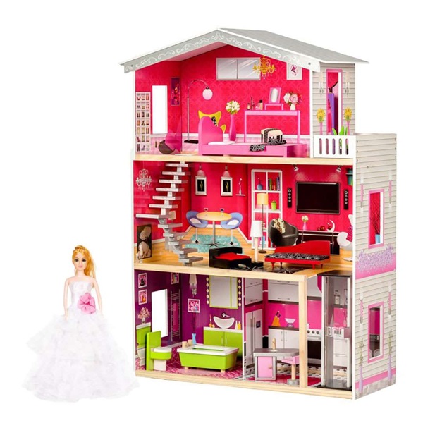 Wooden dollhouse Ecotoys Malibu residence