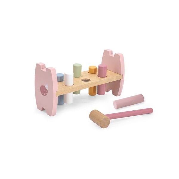 Wooden hammer for little ones Viga PolarB Fox