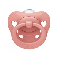 NUK Signature Soother 0-6m peach, size 0-6 m