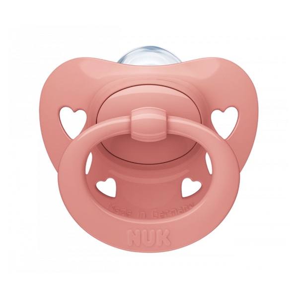 NUK Signature Soother 0-6m peach, size 0-6 m