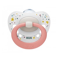 NUK Signature Soother 0-6m Peach White, size 0-6 m