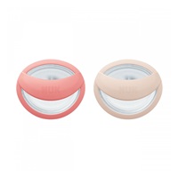 NUK MommyFeel Soother 0-9m 2 pcs peachy cream