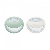 NUK MommyFeel Soother 0-9m 2 pcs green and white