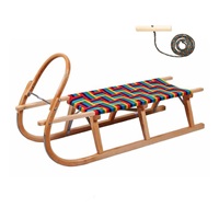 Classic wooden sledge with string BAYO